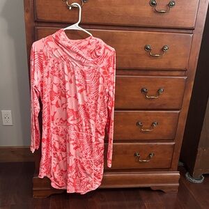 Ripskirt Hawaii Coral Floral Swim Coverup